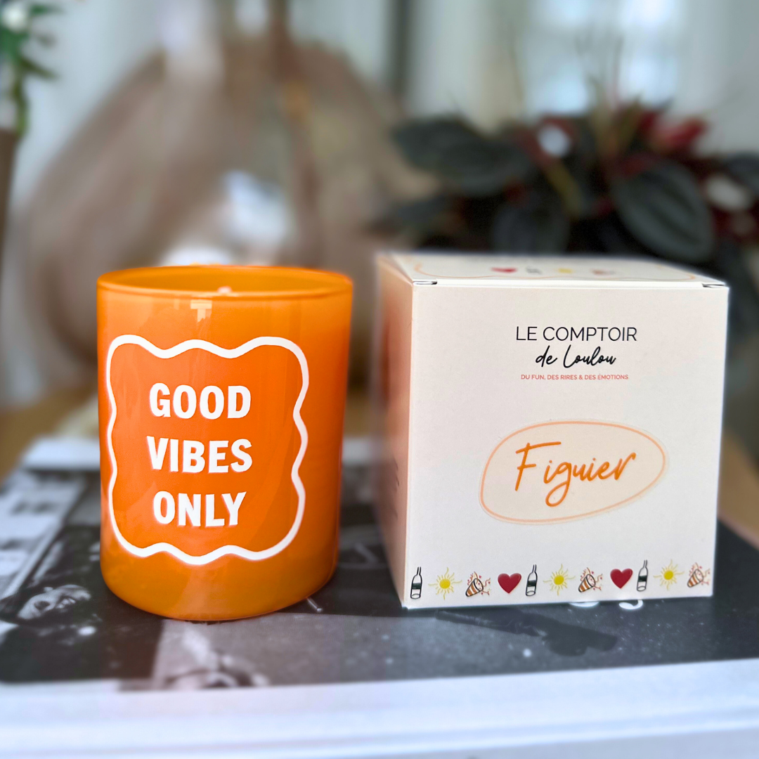 CANDLE "GOOD VIBES ONLY"