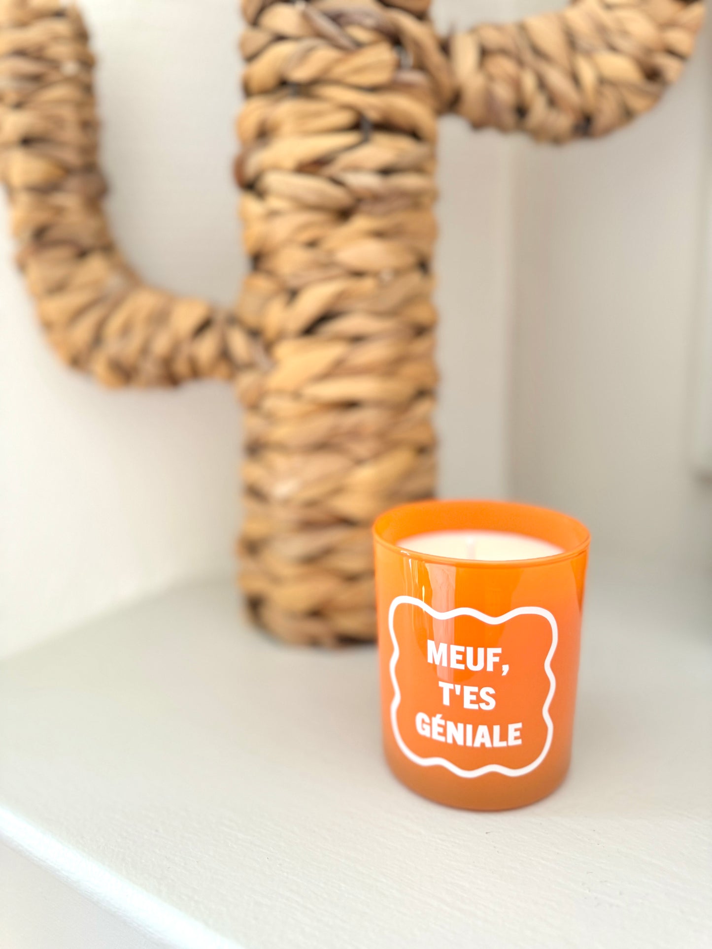 CANDLE "MEUF T'ES GÉNIALE"